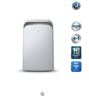 Portátil Frio-Calor 12000 Btu + Wifi